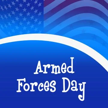Armed Forces Day. Stock Illustration
