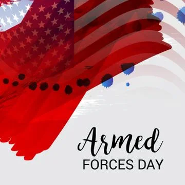 Armed Forces Day. Stock Illustration