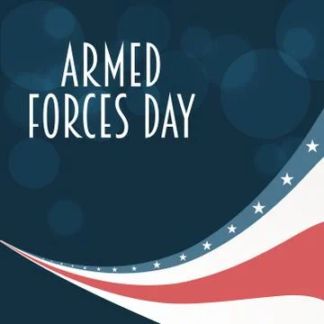 Armed Forces Day. Stock Illustration