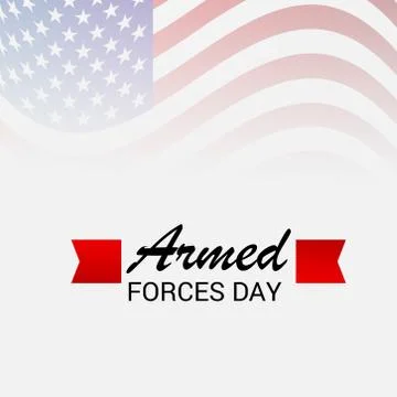 Armed Forces Day. Stock Illustration