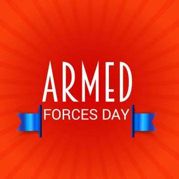 Armed Forces Day. Stock Illustration