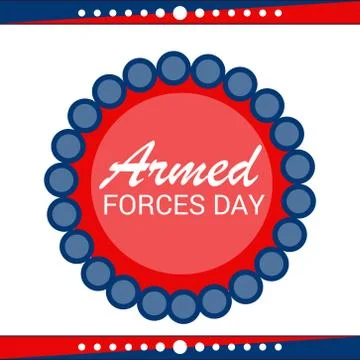 Armed Forces Day. Stock Illustration