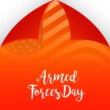 Armed Forces Day. Stock Illustration