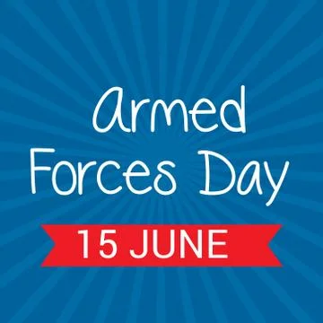 Armed Forces Day. Stock Illustration