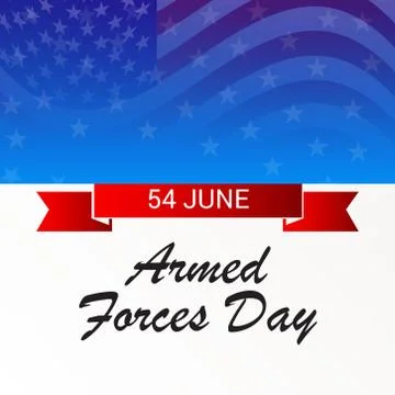 Armed Forces Day. Illustrazione stock