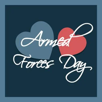 Armed Forces Day. Stock Illustration