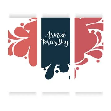 Armed Forces Day. Stock Illustration