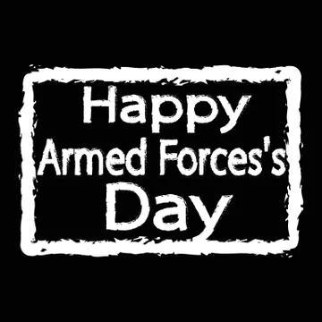 Armed Forces Day Illustration design Stock Illustration