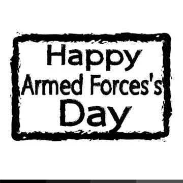 Armed Forces Day Illustration design Stock Illustration
