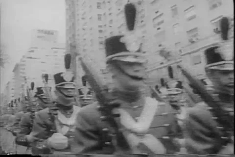 Armed Forces Day Parade New York City 1967 Stock Footage 274479225