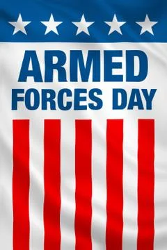 Armed Forces Day USA Stock Illustration