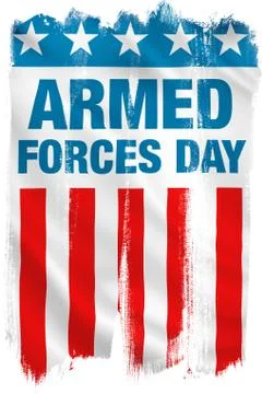 Armed Forces Day USA Stock Illustration