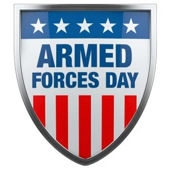 Armed Forces Day USA Stock Illustration