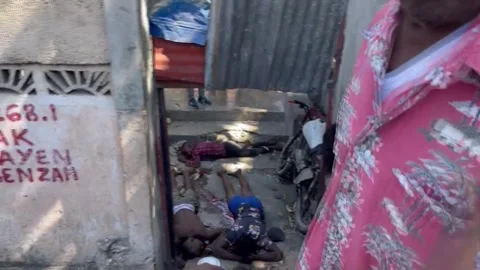 Armed gangs attack Haiti's National Palace, Puerto Príncipe, HT - 02 Apr 2024 Stock Footage 270506523