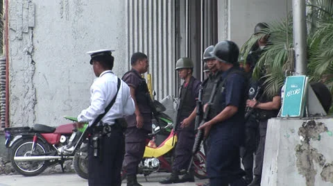 Armed Guards Stock Footage 26069871