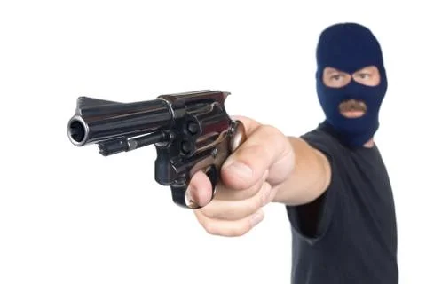 Armed robber Stock Photos
