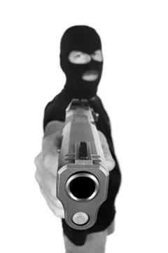 Armed robber Stock Photos