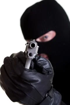 Armed robber 写真素材