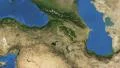 Armenia. 3d earth in space - zoom in on Armenia contoured on green 4k 4k or 4k+ Resolution