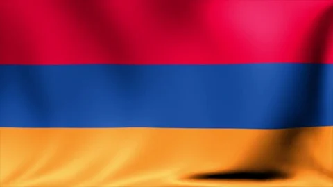 Armenia Flag. Background Seamless Looping Animation. 4K High Definition Video Stock Footage 71672671