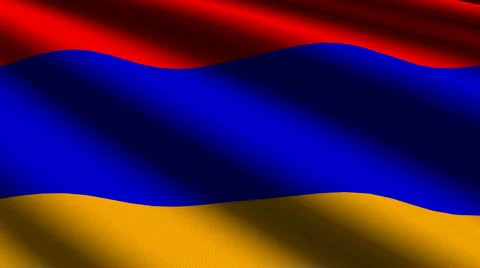 Armenia flag close up Stock Footage 936254