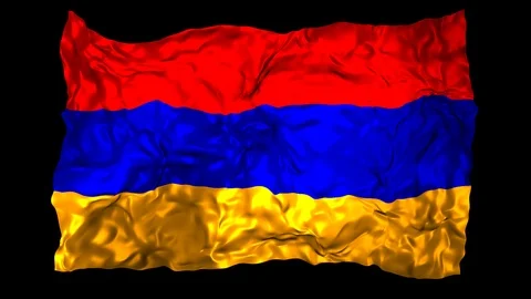 Armenia flag Stock Footage 110739798