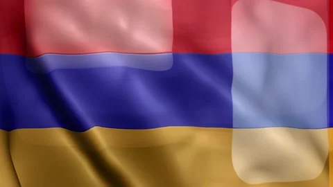 Armenia Flag Video stock 133771959