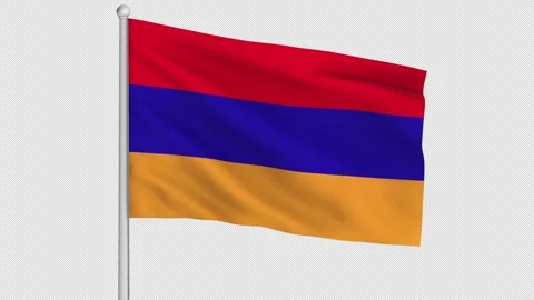 Armenia Flag Stock-Footage 219408068