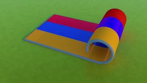 Armenia Flag Stock Footage 259002122