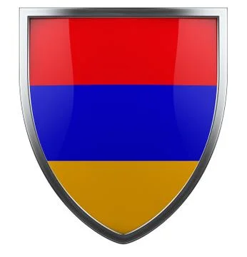 Armenia flag Stock Illustration