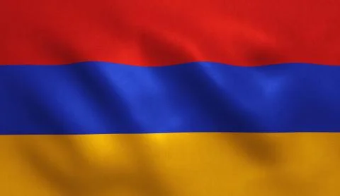 Armenia Flag Stock Illustration