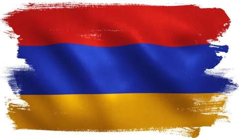 Armenia Flag Stock Illustration