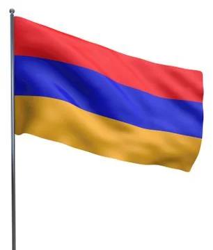 Armenia Flag Image Stock Illustration
