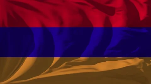 Armenia Flag Loop Stock Footage 295707746