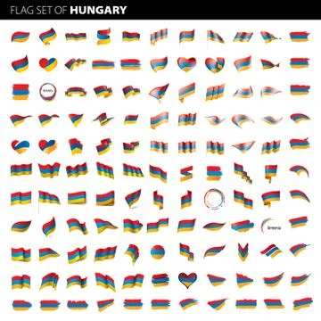 Armenia flag, vector illustration 스톡 일러스트