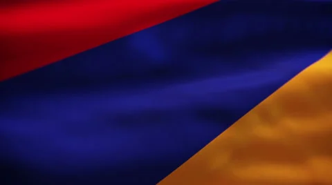 Armenia flag waving Stock Footage 55495052