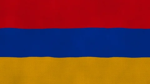 Armenia flag waving Stock Footage 102637556