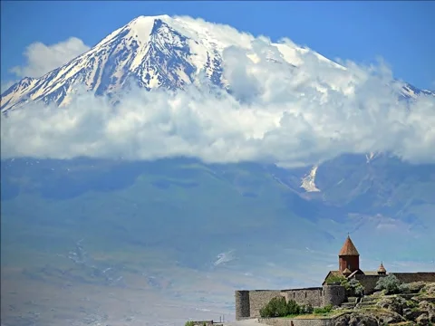 ARMENIA KHOR VIRAP MONASTERY 動画素材 346237449