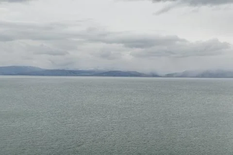 Armenia, lake Sevan, view from the mountain Stock Photos