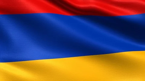 Armenia Looping Flag 4K Vídeos de archivo 108035780