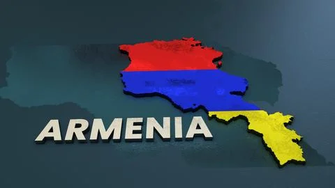 Armenia Map Stock Illustration