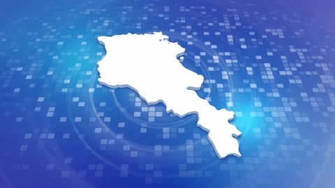 Armenia Map Intro Stock Footage 247909725