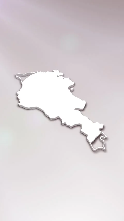 Armenia Map Intro Stock Footage 261659200