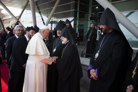 Armenia. Yerevan. June 25, 2016 Pope Francis visits Armenia. Foto stock