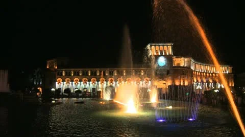 Armenia18RepublicSquare Video stock 21807282