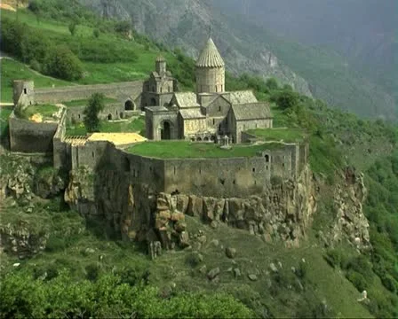 Armenia19Tatev view Stock Footage 21263394