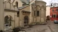 Armenian Cathedral of the Assumption of Mary in Lviv, Western Ukraine HD Footage