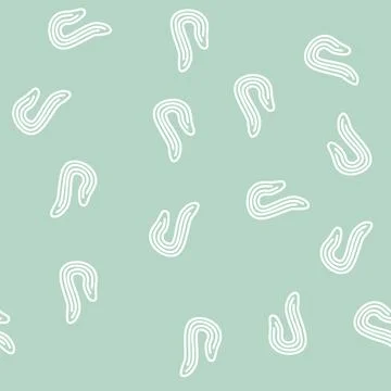 Armenian cucumber line vector seamless pattern Stock Illustration