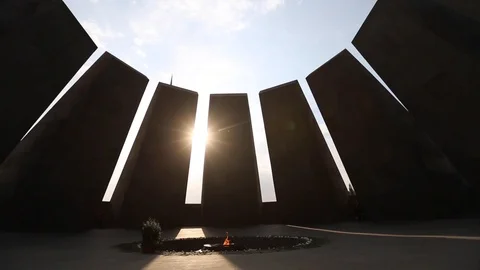 The Armenian Genocide memorial complex 動画素材 103124807