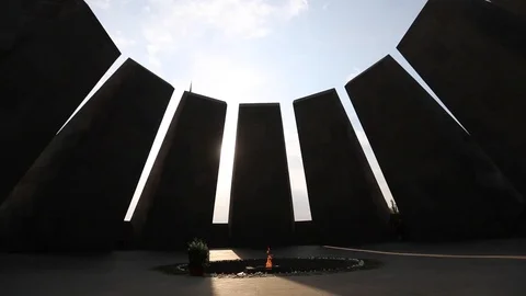The Armenian Genocide memorial complex 動画素材 103124855